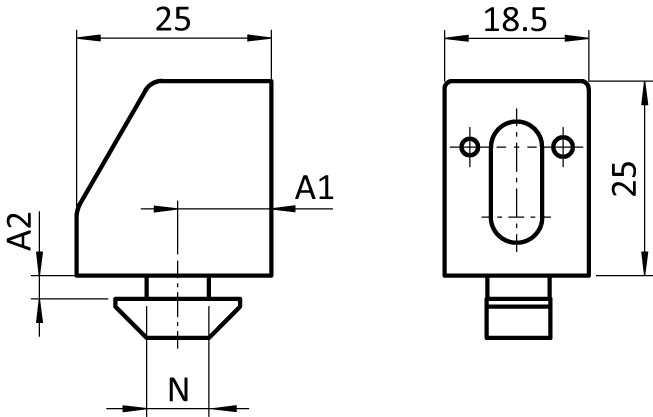Unibloc 25, noir